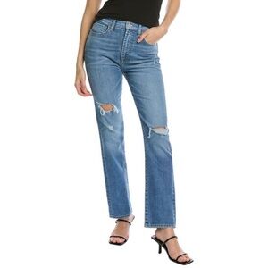 NWT 7 For All Mankind Dream Easy Slim Jean SIZE 26 white flower print on back